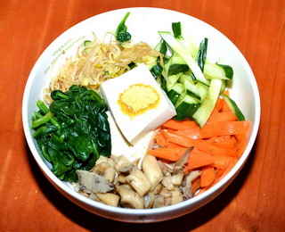 Korea Cuisine - Mixed Rice (bibimbap)